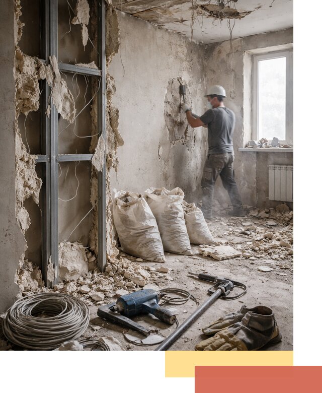 Профессиональный демонтаж зданий и конструкций в Киржаче