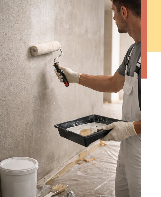 Грунтовка стен в Киржаче от 2268 руб. м2 — быстро, недорого, с материалом | ОТДЕЛОЧНИК-Крж