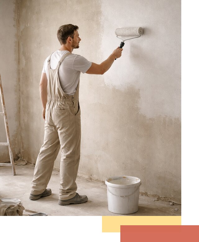 Грунтовка стен под отделку в Киржаче профессиональным раствором