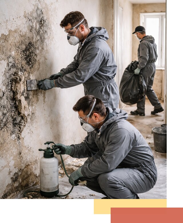 Удаление плесени со стен профессионально в Киржаче