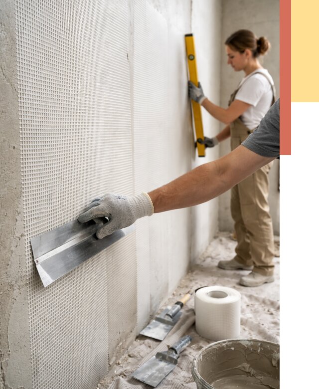 Армирование стен стеклосеткой в Киржаче от 3299 руб. под ключ | ОТДЕЛОЧНИК-Крж