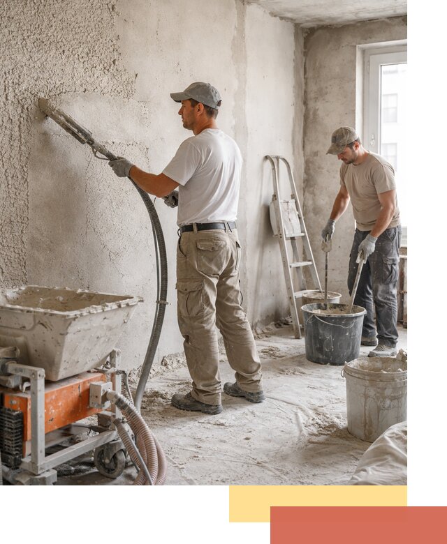 Машинная штукатурка стен в Киржаче — быстро и качественно