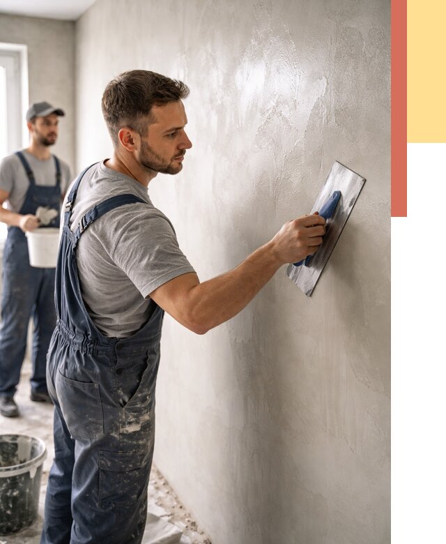 Глянцевание штукатурки стен в Киржаче от 7733 руб. — услуги и затирка | ОТДЕЛОЧНИК-Крж