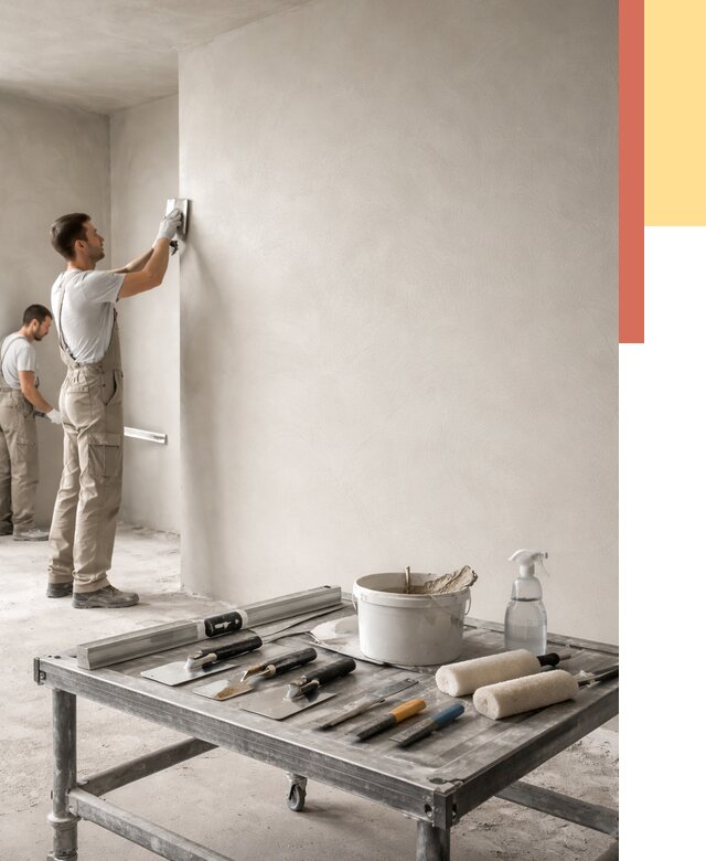 Штукатурка стен под покраску в Киржаче от 4640 руб./м² — качественно и недорого | ОТДЕЛОЧНИК-Крж