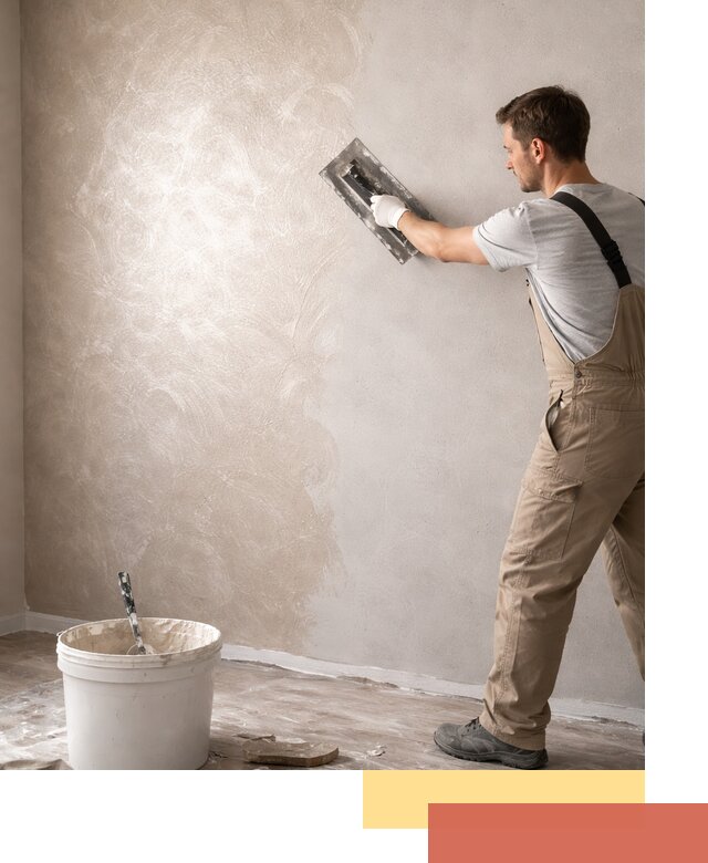 Декоративная штукатурка «Мокрый шелк» под ключ в Киржаче