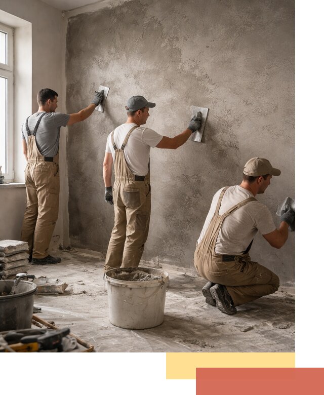 Декоративная штукатурка под бетон в Киржаче для стен и потолков