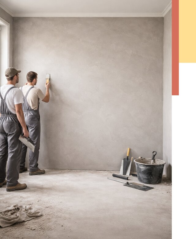 Микробетон на стены в Киржаче от 1289 руб. — нанесение и отделка | ОТДЕЛОЧНИК-Крж