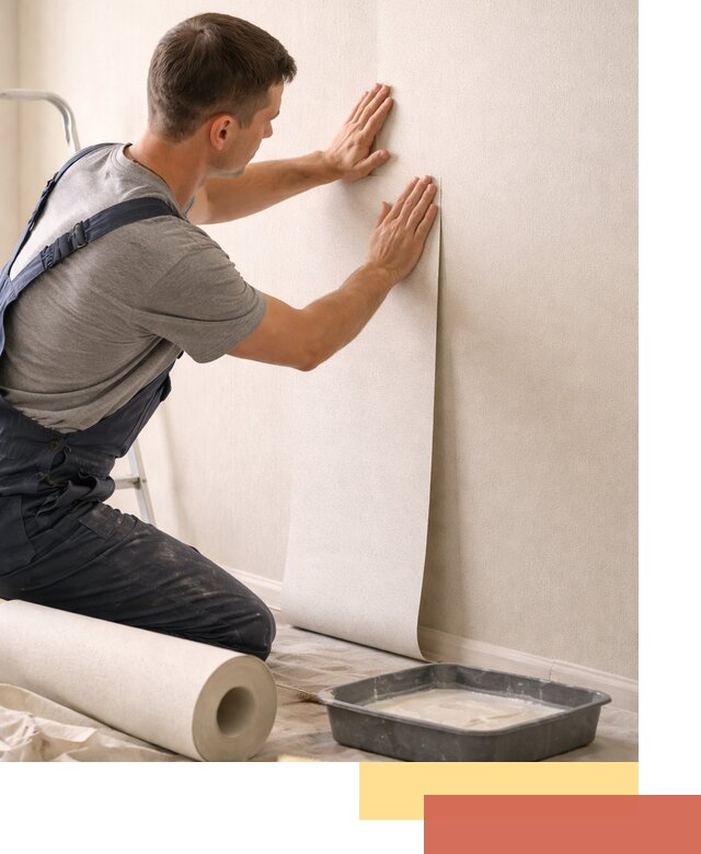 Поклейка флизелиновых обоев в Киржаче качественно и быстро