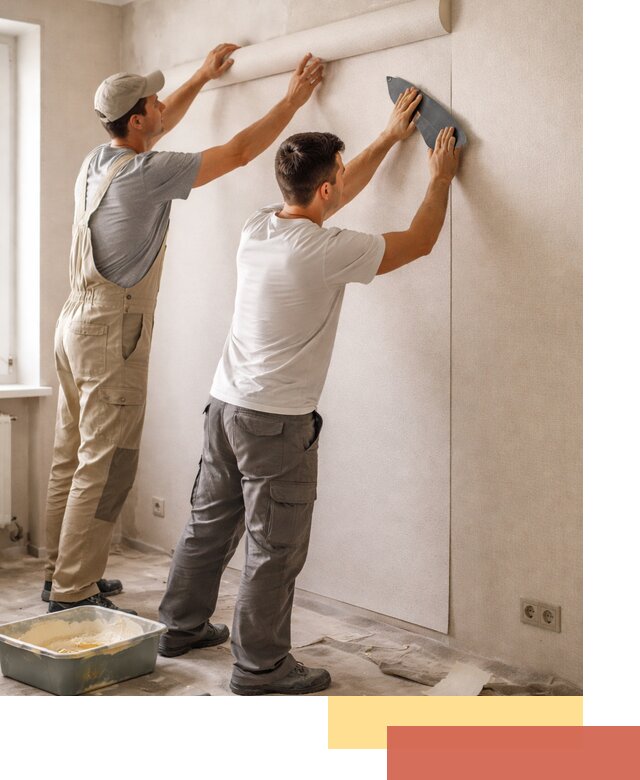 Поклейка виниловых обоев в Киржаче профессионально и качественно