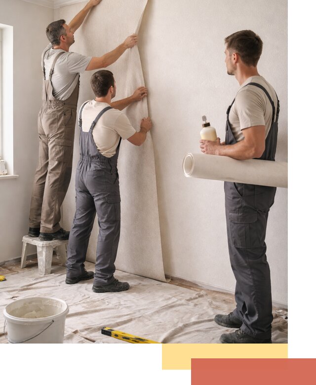 Оклейка стен обоями в Киржаче — качественно и профессионально