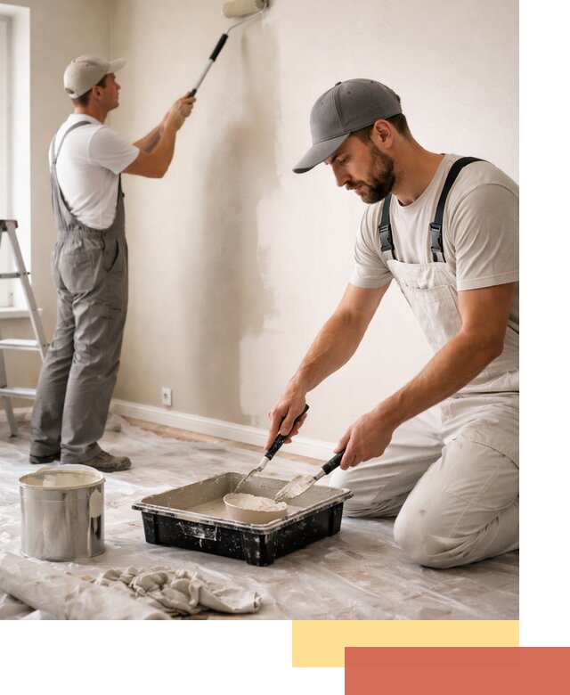 Покраска стен в квартире в Киржаче — профессионально и аккуратно