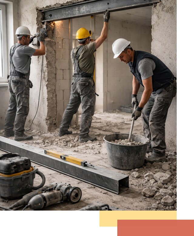 Создание проемов в стенах и несущих конструкциях в Киржаче