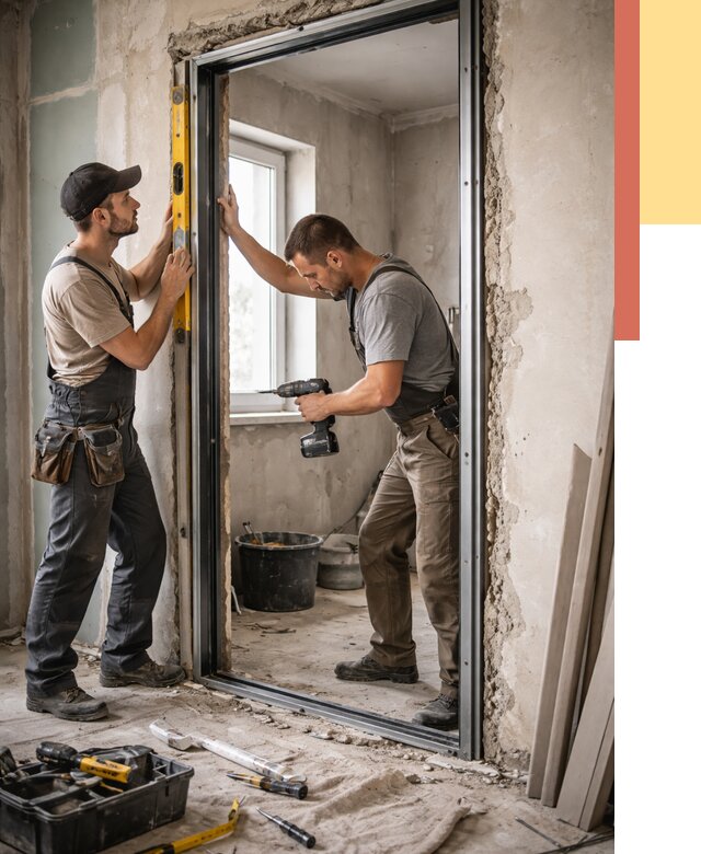 Закладка дверного проема в Киржаче от 3609 руб. — быстро и недорого | ОТДЕЛОЧНИК-Крж