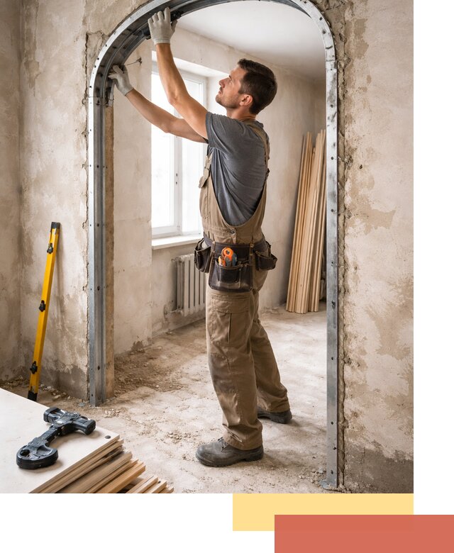 Устройство арочного проема в Киржаче под ключ