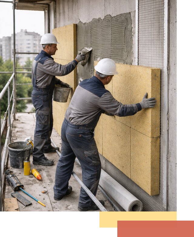 Утепление стен зданий и домов в Киржаче качественно и надежно