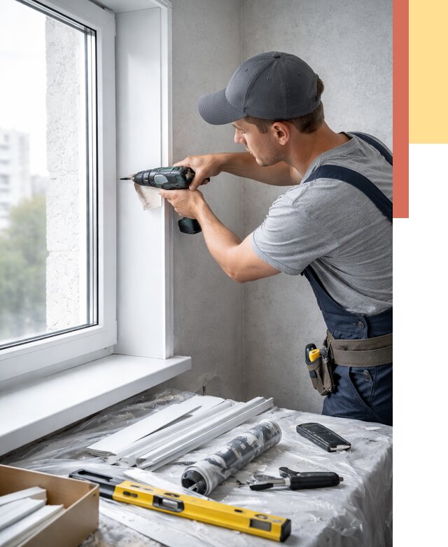 Установка пластиковых откосов в Киржаче от 2320 руб. | ОТДЕЛОЧНИК-Крж монтаж, быстро и недорого