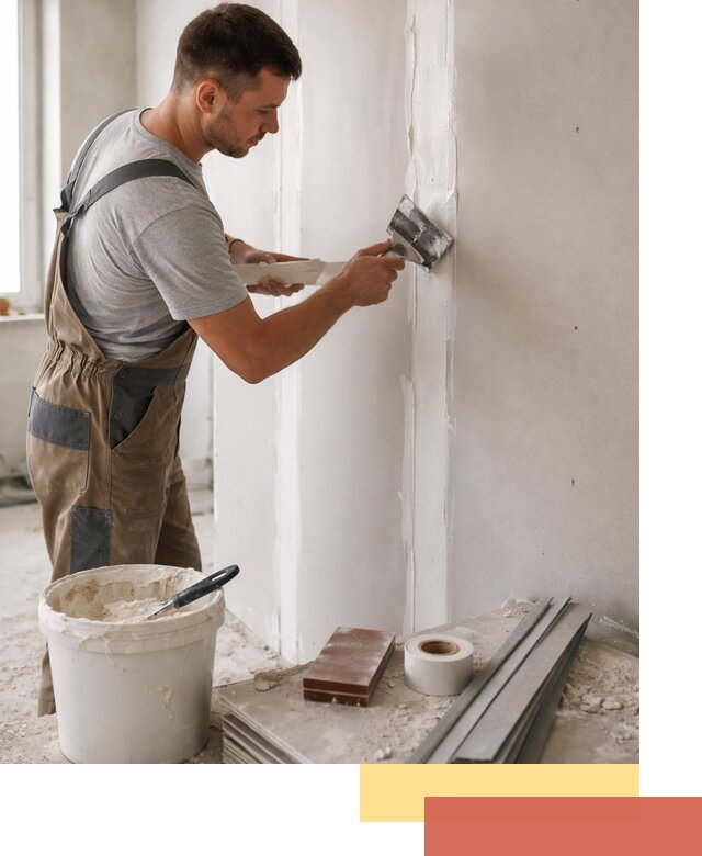 Шпаклевка перегородок из гипсокартона в Киржаче качественно и быстро