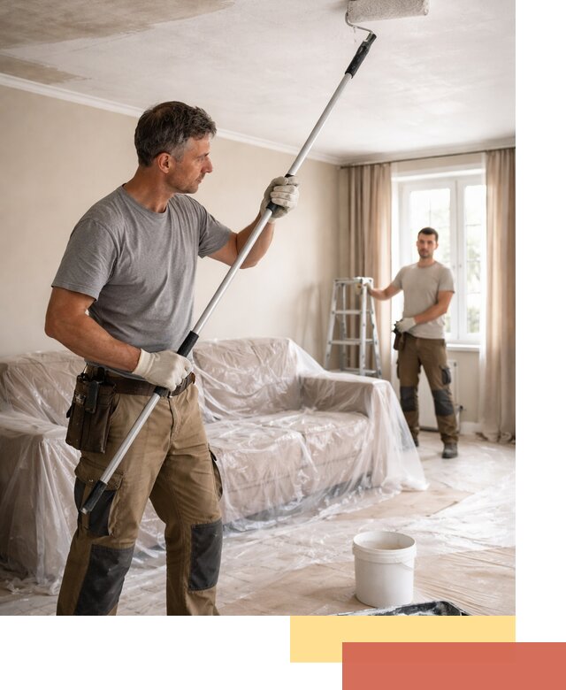 Грунтовка потолка в Киржаче — подготовка под покраску и отделку