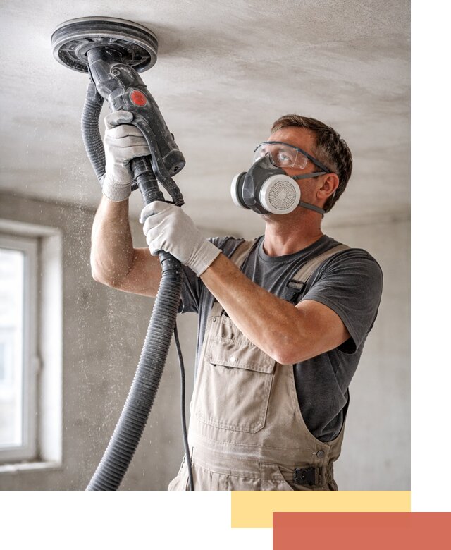 Шлифовка потолка в Киржаче — качественная подготовка под отделку