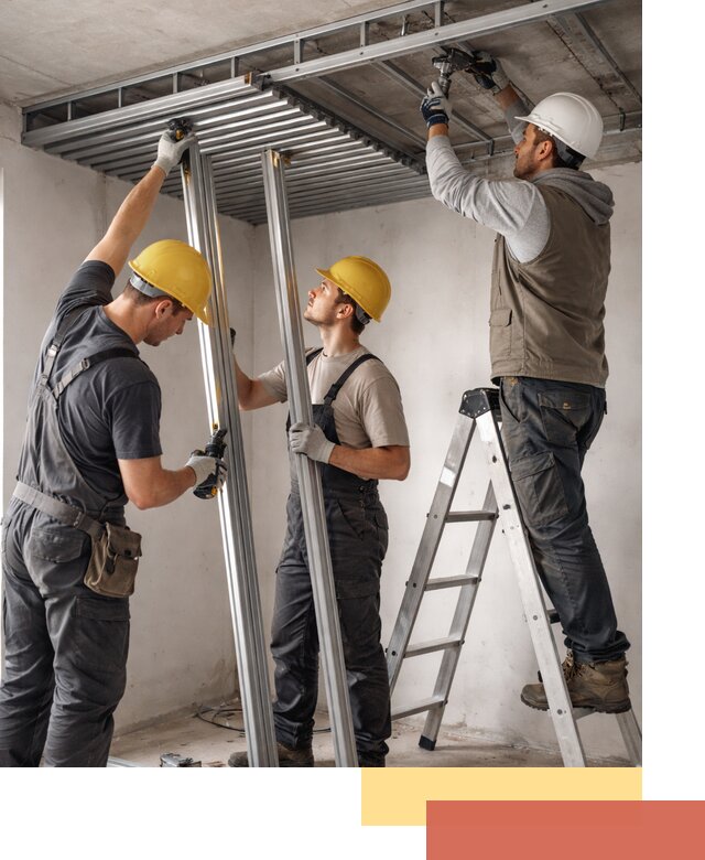 Монтаж реечного потолка под ключ в Киржаче