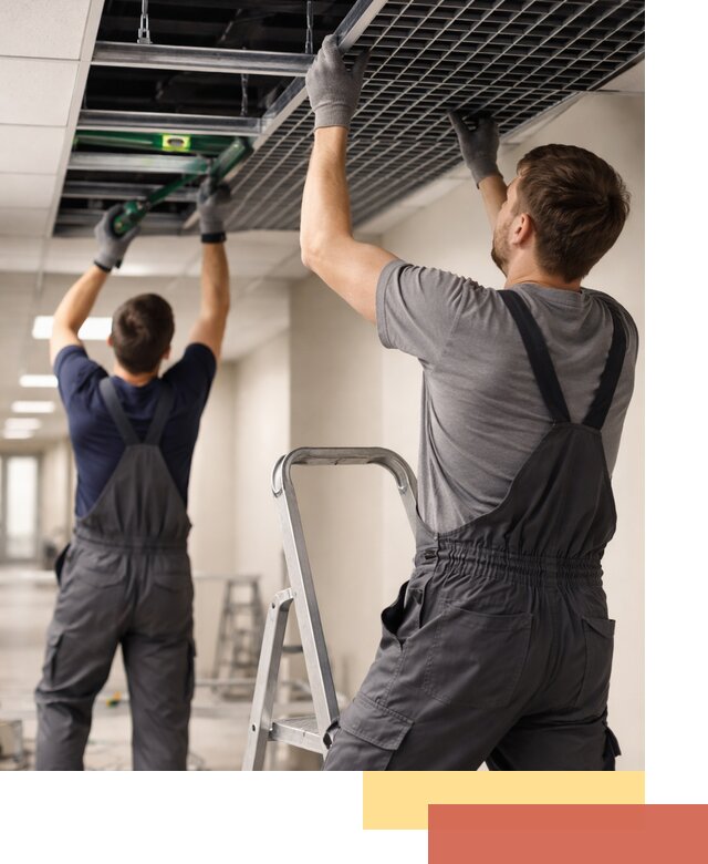 Монтаж потолка Грильято в Киржаче: установка под ключ качественно