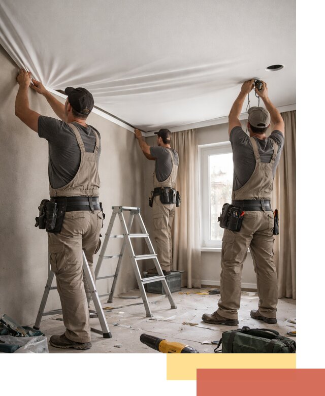 Монтаж матового натяжного потолка в Киржаче качественно и быстро