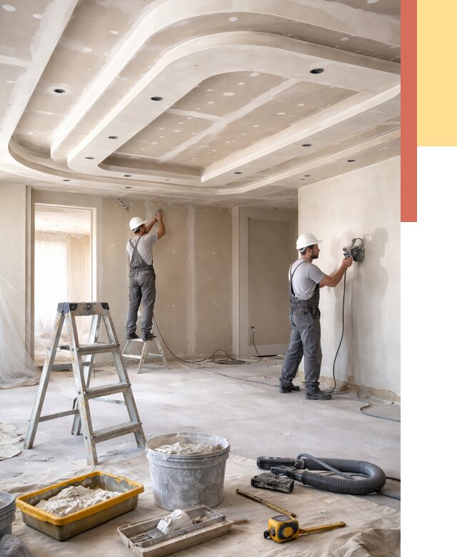 Многоуровневый потолок из гипсокартона в Киржаче от 773 руб. под ключ | ОТДЕЛОЧНИК-Крж