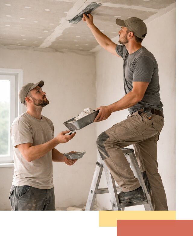 Шпаклевка потолка из гипсокартона в Киржаче качественно и быстро