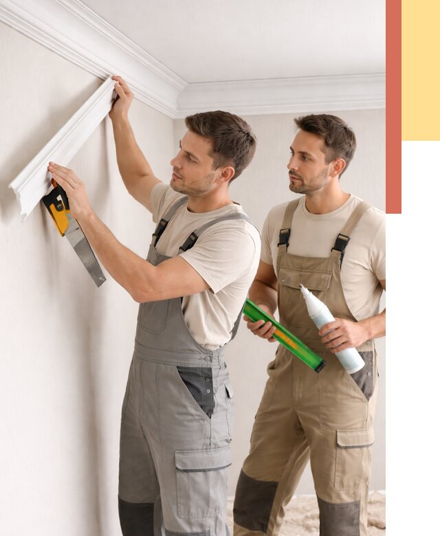 Монтаж потолочного плинтуса в Киржаче от 2371 руб. — быстро и недорого | ОТДЕЛОЧНИК-Крж