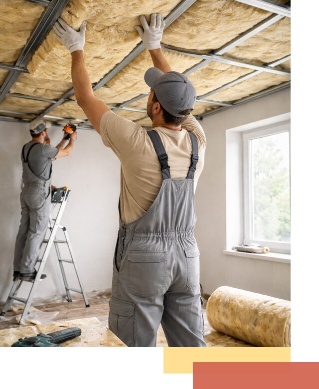 Утепление потолка под ключ в Киржаче качественно и быстро