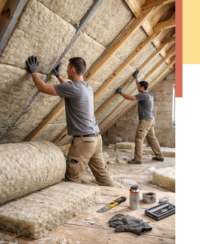 Утепление потолка минватой в Киржаче от 1495 руб. — быстро и недорого | ОТДЕЛОЧНИК-Крж