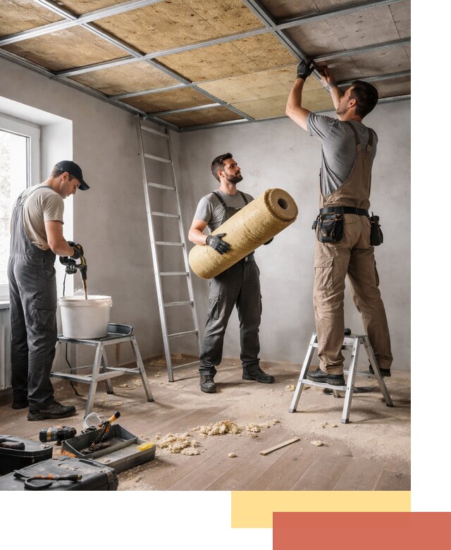 Шумоизоляция потолка в Киржаче: профессиональный монтаж и отделка