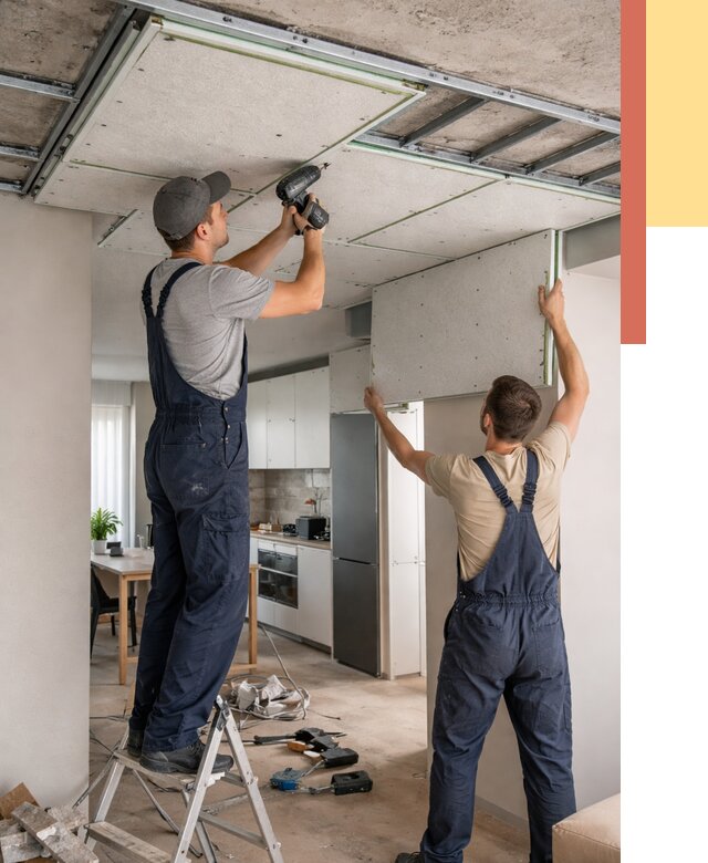 Шумоизоляция потолка панелями зипс в Киржаче от 1907 руб. под ключ | ОТДЕЛОЧНИК-Крж